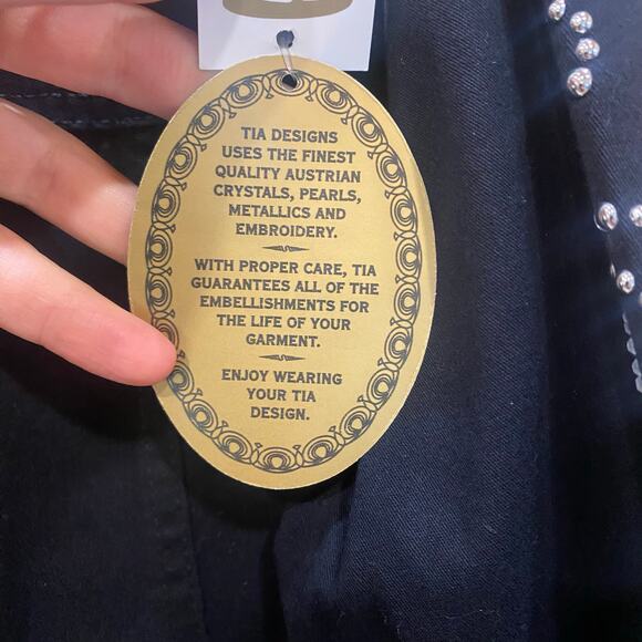 Tia Designs black embellished western jacket - Picture 7 of 7